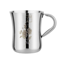 Steel Glass with Handle (7.5 cm x 12.5 cm)