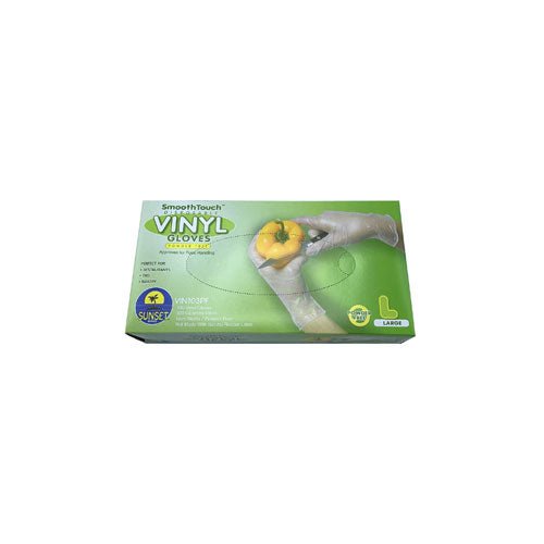 Sunset Disposable Vinyl Gloves Non Sterile Powder Free