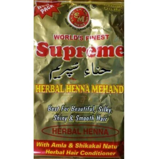 Supreme Herbal Henna (Golden) Mehandi 3.52 OZ (100 Grams)
