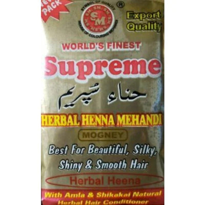 Supreme Herbal Henna (Mogney) Mehandi 3.52 OZ (100 Grams)