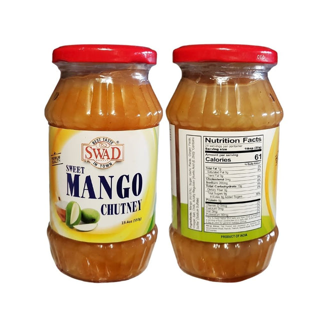 Swad Sweet Mango Chutney 550 G 10 4 Oz