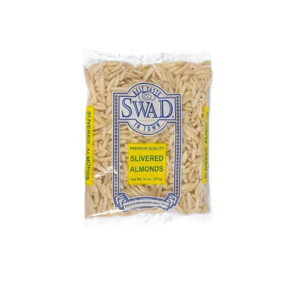 Buy Swad Slivered Almonds 14 OZ (397 Grams) Online | Singh Cart