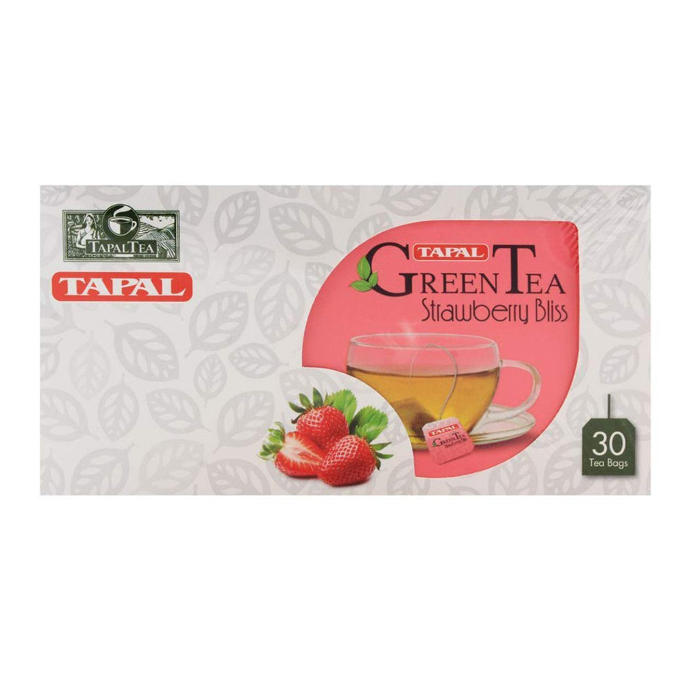 Buy Tapal Green Tea Strawberry Bliss 30 Tea Bags | Singh Cart