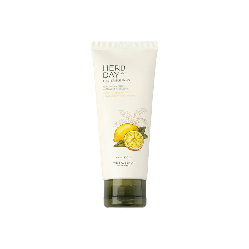 Buy The Face Shop Herb Day 365 Face Wash Lemon Grapefruit Sagefruit Extract at Singh cart