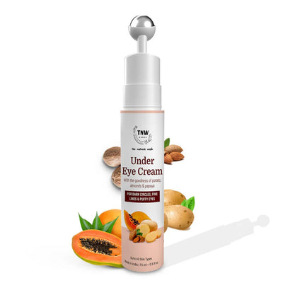Buy TNW Under Eye Cream 15ml - Natural Solution for Dark Circles & Puffiness | Singh Cart