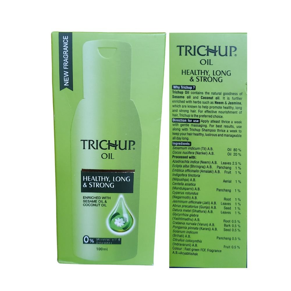 Trichup Healthy Long Strong Hair Oil With Sesame Coconut Oil 100 Ml
