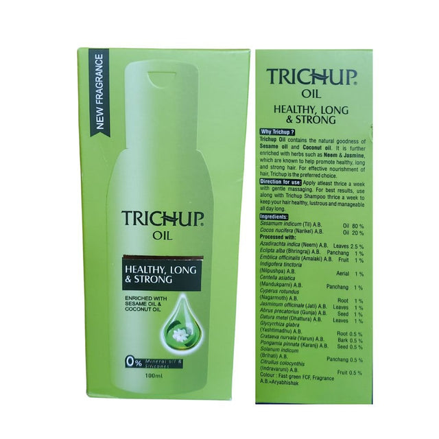 Trichup Healthy Long Strong Hair Oil With Sesame Coconut Oil 100 Ml