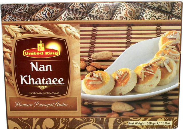 United King Nan Khataee Traditional Crumbly Cookie 360 Grams 16 9 Oz