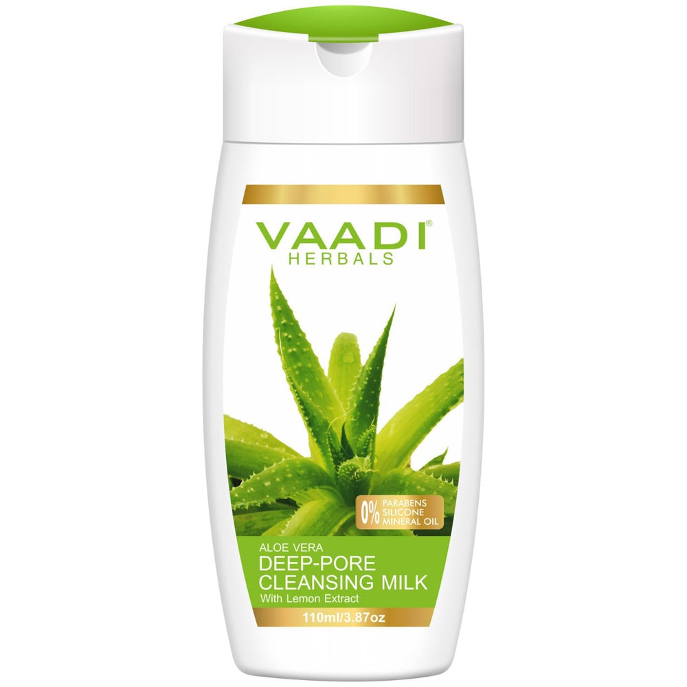 Buy Vaadi Herbals Aloevera Deep Pore Cleansing Milk with Lemon Extract Online | Singh Cart