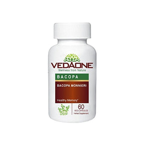 Buy Vedaone 100% Organic Brahmi 60 Caplets - Natural Brain & Memory Support | Singh Cart