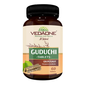 Buy Vedaone 100% Organic Guduchi 60 Caplets Online | Singh Cart