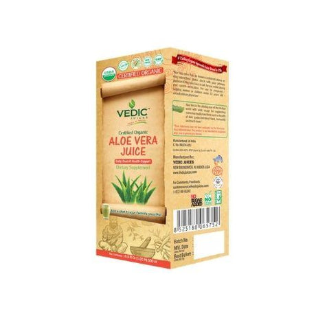 Vedic Organic Aloe Vera Juice 500 Ml