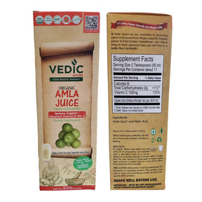 Vedic Organic Amla Juice Immune Support
