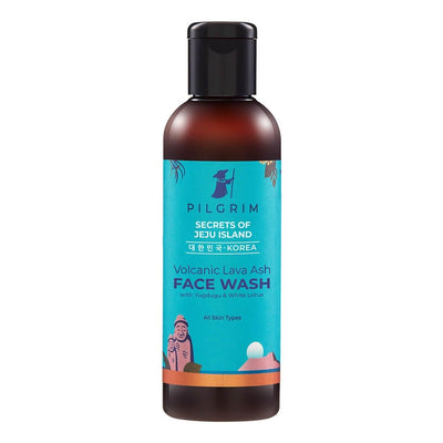 Buy Pilgrim Volcanic Lava Ash Face Wash with Yugdugu & White Lotus online | Singh Cart