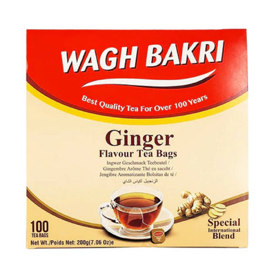 Buy Wagh Bakri Gunger Flavour Tea Bags | Singh Cart