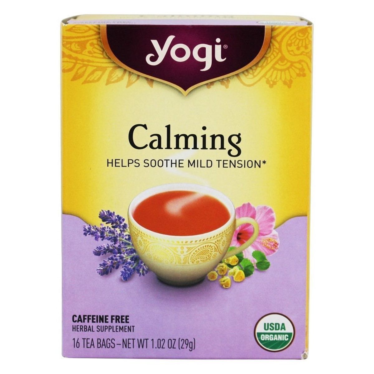 Buy Yogi Calming 16 Tea Bags Online | Singh Cart