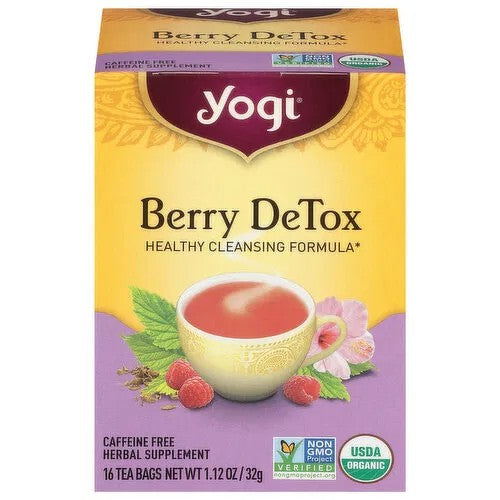 Buy Yogi Berry Detox 16 Tea Bags Online | Singh Cart