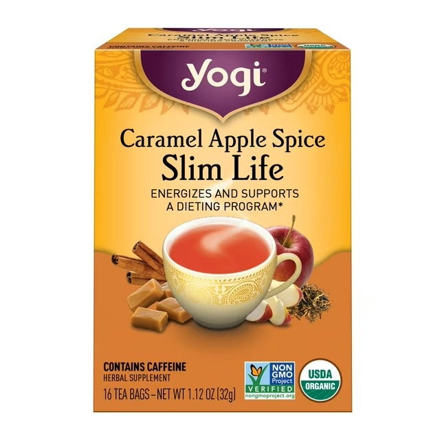 Buy Yogi Caramel Apple Spice Slim Life - 16 Tea Bags | Singh Cart