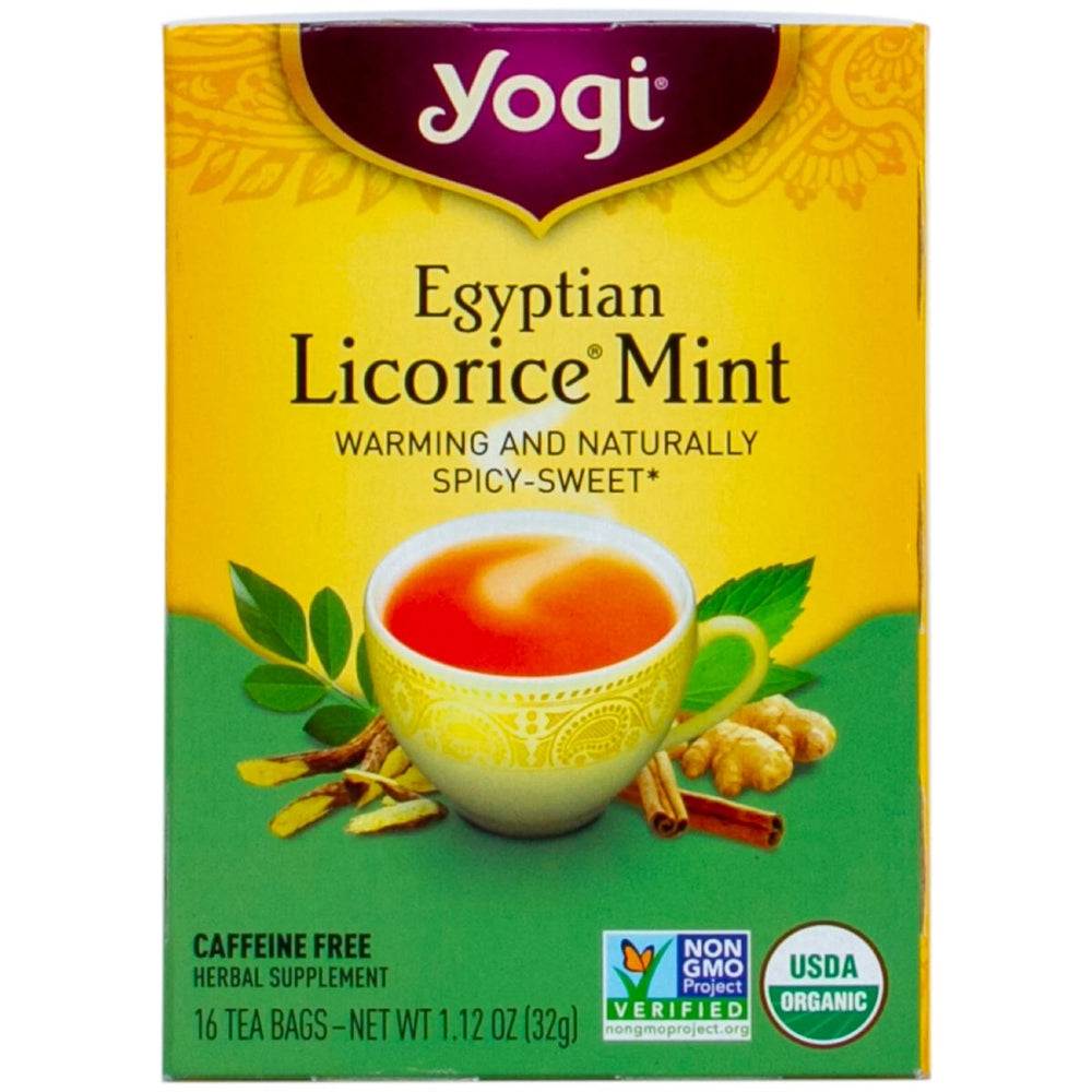 Buy Yogi Egyptian Licorice® Mint Tea Bags | Singh Cart
