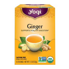 Buy yogi Ginger Tea Bags Online | Singh Cart