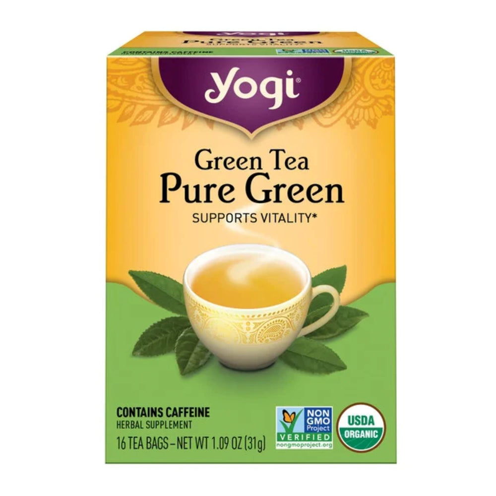Buy Yogi Green Tea Pure Green Tea Bags | Singh Cart