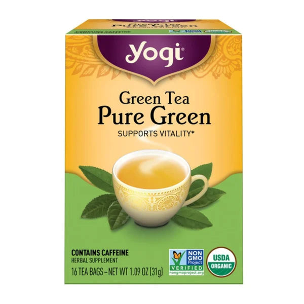 Buy Yogi Green Tea Pure Green Tea Bags | Singh Cart
