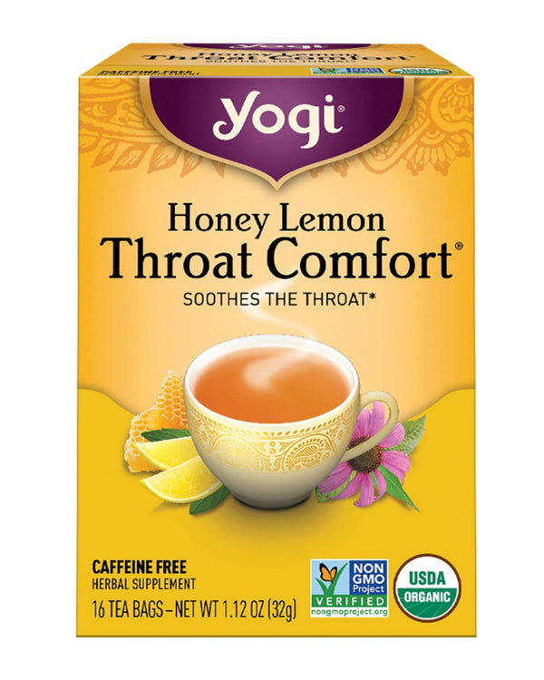 Buy Yogi Honey Lemon Throat Comfort Tea | Singh Cart