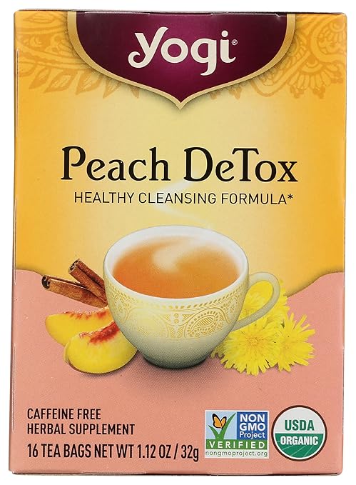 Yogi Peach DeTox 16 Tea Bags