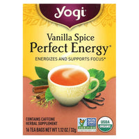 Buy Yogi Vanilla Spice Perfect Energy Tea Bags | Singh Cart