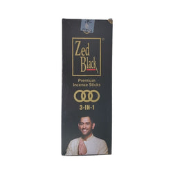 Zed Black 3 In 1 Agarbati Incense Sticks