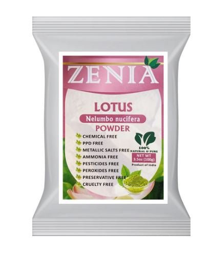 Zenia Lotus Nelumbo Nucifera Powder 100 G 3 5 Oz