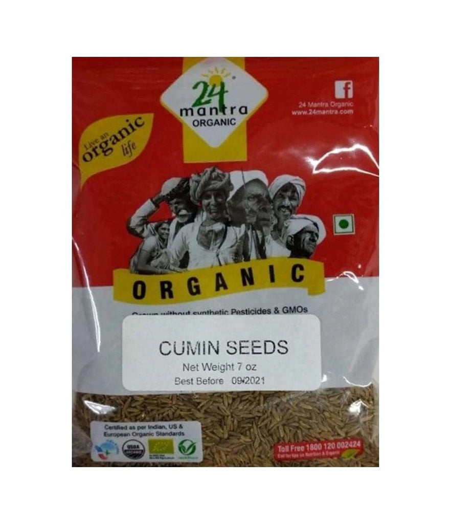 24 Mantra Organic Cumin Seeds - Singh Cart
