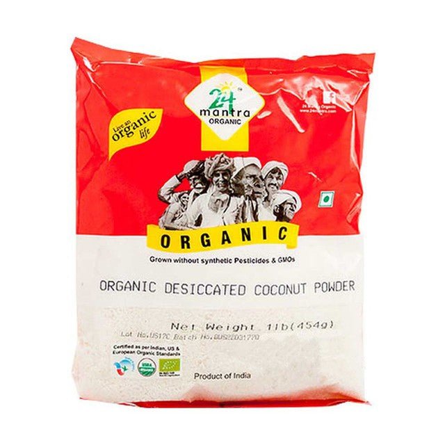 24 Mantra Organic Desiccated Coconut Powder - Singh Cart