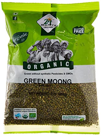 24 Mantra Organic Green Whole Moong - Singh Cart
