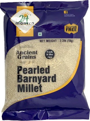 24 Mantra Organic Pearled Barnyard Millet - Singh Cart