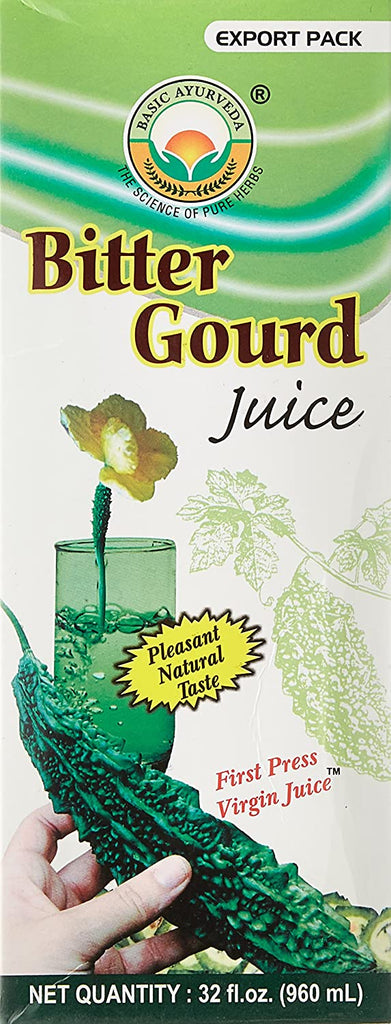 Basic Ayurveda Karela (Bitter Gourd) Herbal Juice 960ml - Singh Cart
