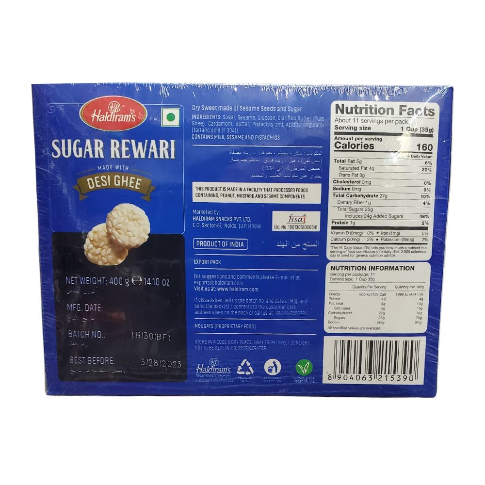 Bikano Sugar Rewari Winter Delights 400g - Singh Cart