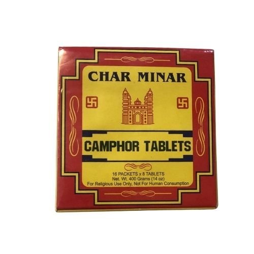 Char Minar Camphor Tablets 200 gm (7.05oz) For Religious Use Only - Singh Cart