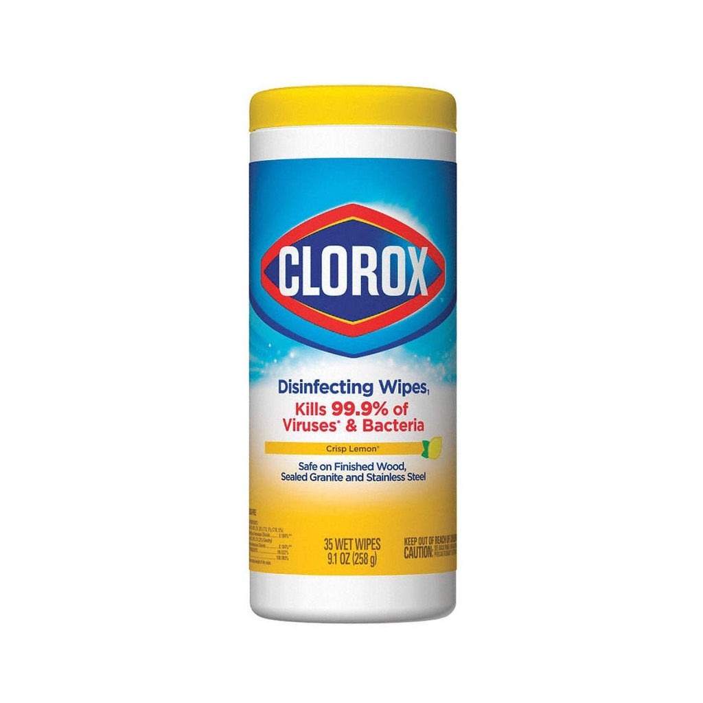 Clorox Disinfection Wipes Crisp Lemon 75 Wet Wipes - Singh Cart