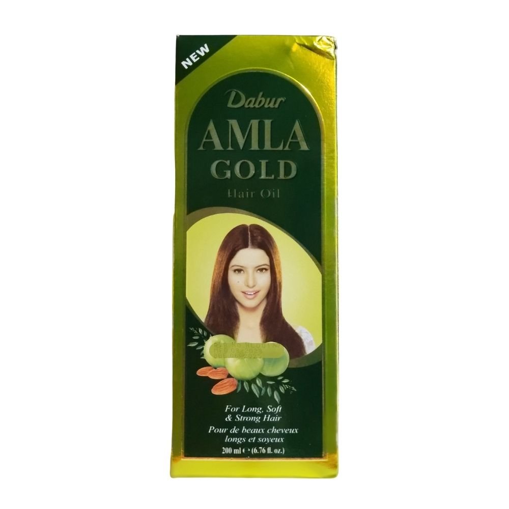 Huile pour cheveux lisses et long - Dabur Amla gold (200 mL) – Nour Orient  - Produits orientaux, parfum de Dubai