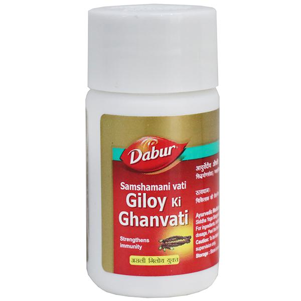 Dabur Giloy Ki Ghanvati Samshamani Vati 40 Tablets - Singh Cart
