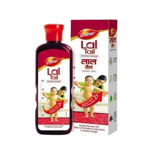 Dabur Lal Tail (oil) Ayurvedic Medicine Kids Massage Oil 100ml - Singh Cart