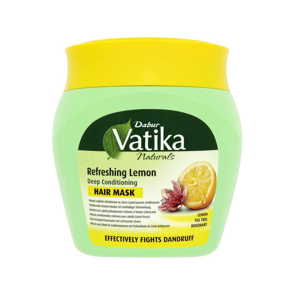 Dabur Vatika Refreshing Lemon Deep Conditining Hair Mask 500 g - Singh Cart