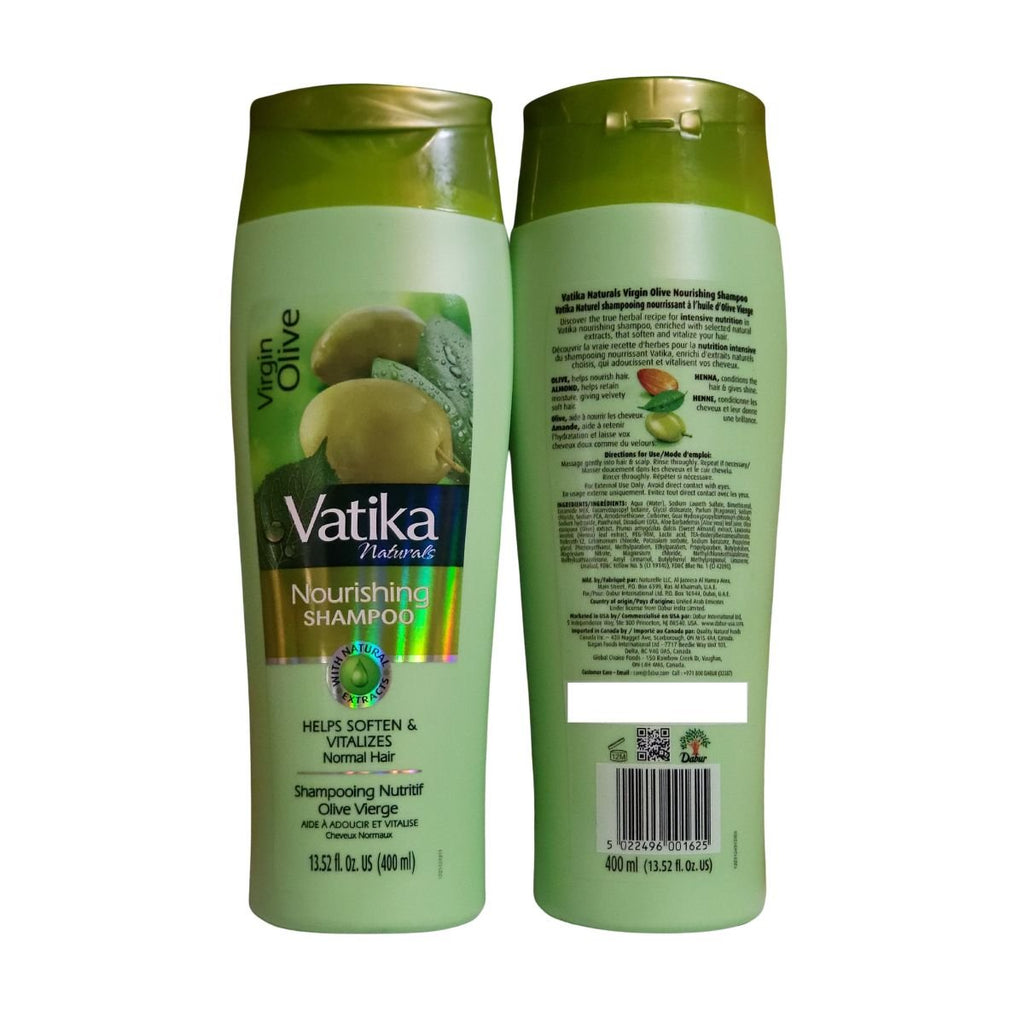 Dabur Vatika Virgin Olive Nourishing Shampoo 400ml - Singh Cart
