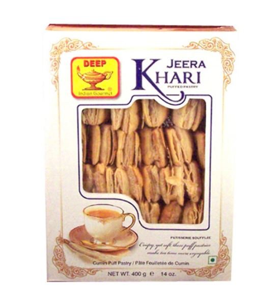 Deep Jeera Khari Puffed Pastry 14 OZ (400 Grams) - Singh Cart