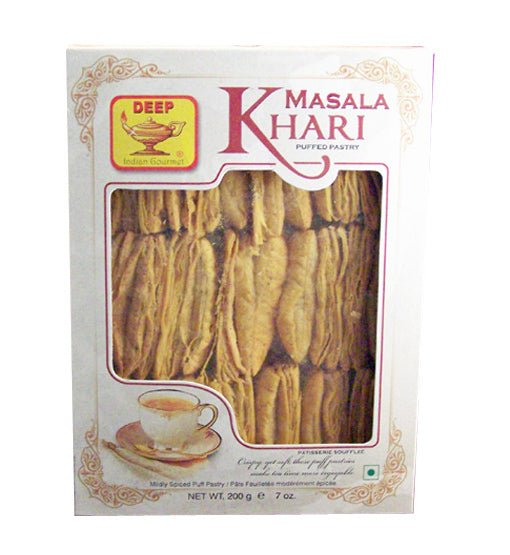 Deep Masala Khari Puffed Pastry 7 OZ (200 Grams) - Singh Cart