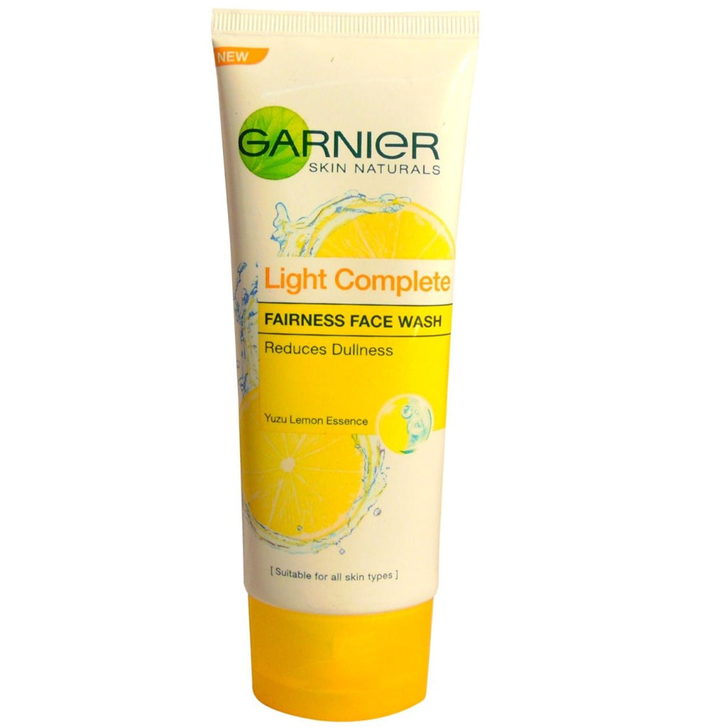 Garnier Light Complete Fairness Face Wash Reduces Dullness 100g (3.52oz) - Singh Cart