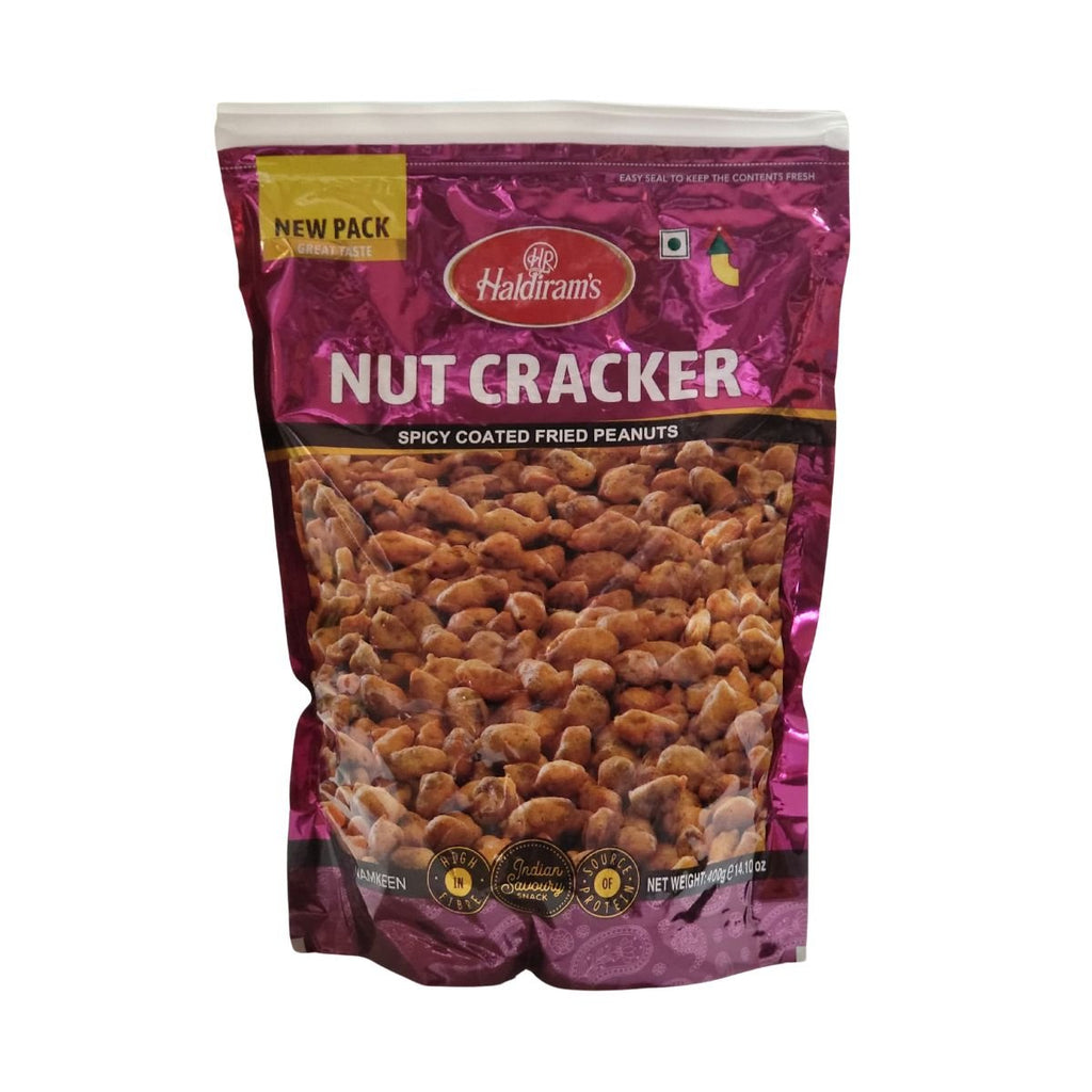 Haldiram Nut Cracker Spicy Coated Fried Peanuts 400g - Singh Cart