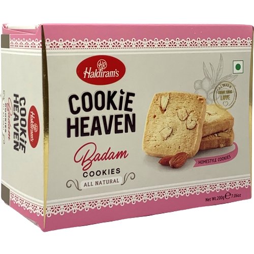 Haldiram’s Badam Cookies 200 Grams - Singh Cart