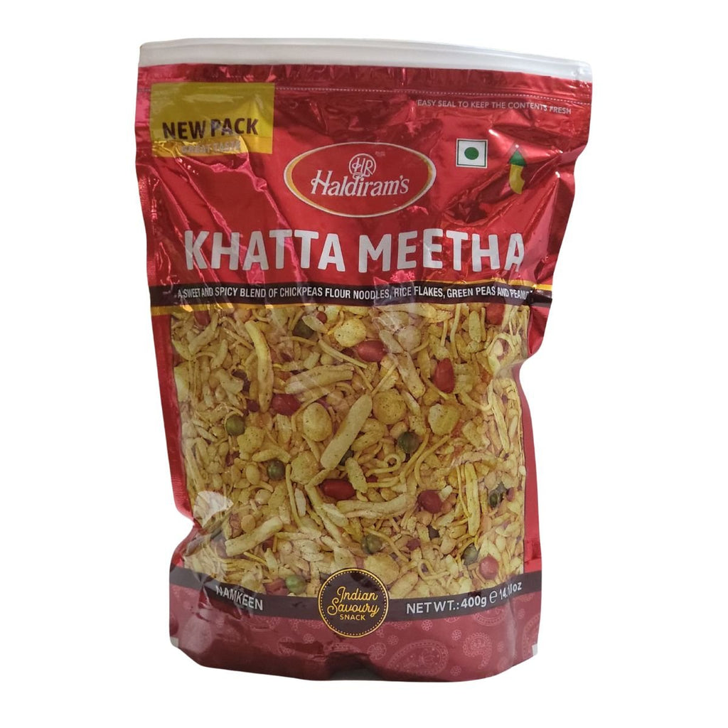 Haldirams Khatta Meetha Namkeen 400g (14.12 oz) - Singh Cart